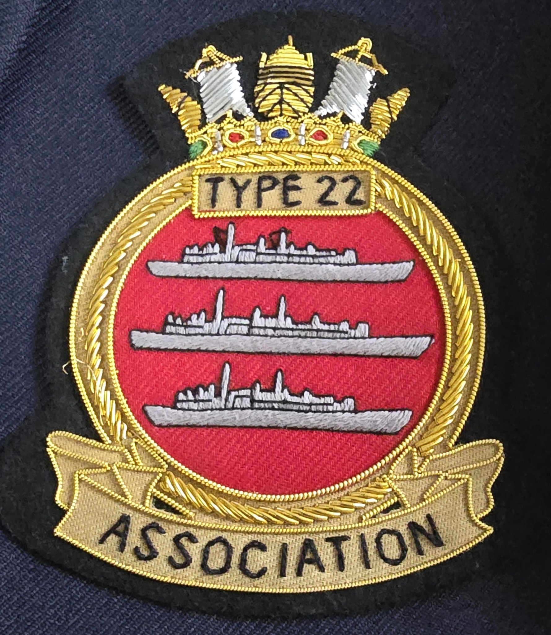 Type 22 Association blazer badge